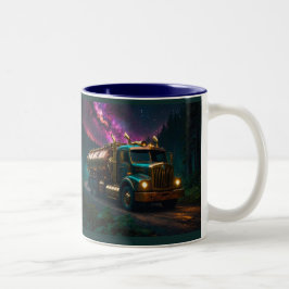 Taza Bicolor Camión Steampunk Tanker