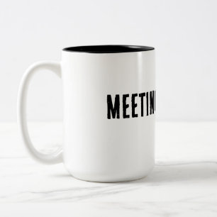 Taza Bicolor Camiseta con capucha de superviviente de reuniones