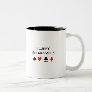 Taza Bicolor Camiseta de Bluffy Mcliarpants