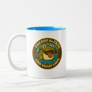 Taza Bicolor Camiseta de los lagos de Linn Valley
