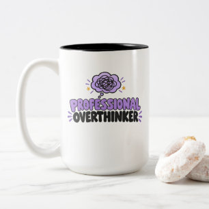 Taza Bicolor Camiseta de Pensador Profesional