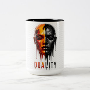 Taza Bicolor Camiseta del León de Hielo Real – Corona de León d