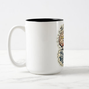 Taza Bicolor Camiseta Divertida Mi Cerebro Tiene Demasiadas Pes