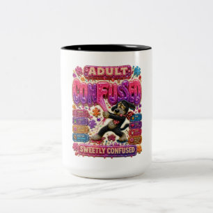 Taza Bicolor Camiseta divertida y sarcástica para personas conf