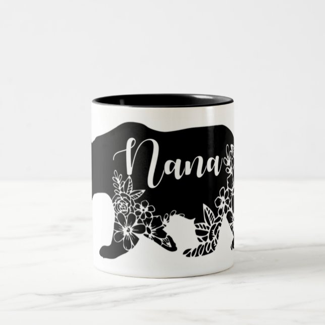 Taza Bicolor Camiseta Nana Bear (Centro)