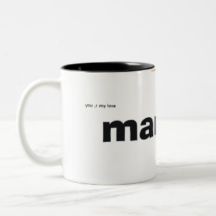 Taza Bicolor camiseta para hombres