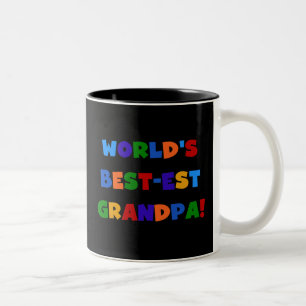 Taza Bicolor Camisetas brillantes de los colores del abuelo del