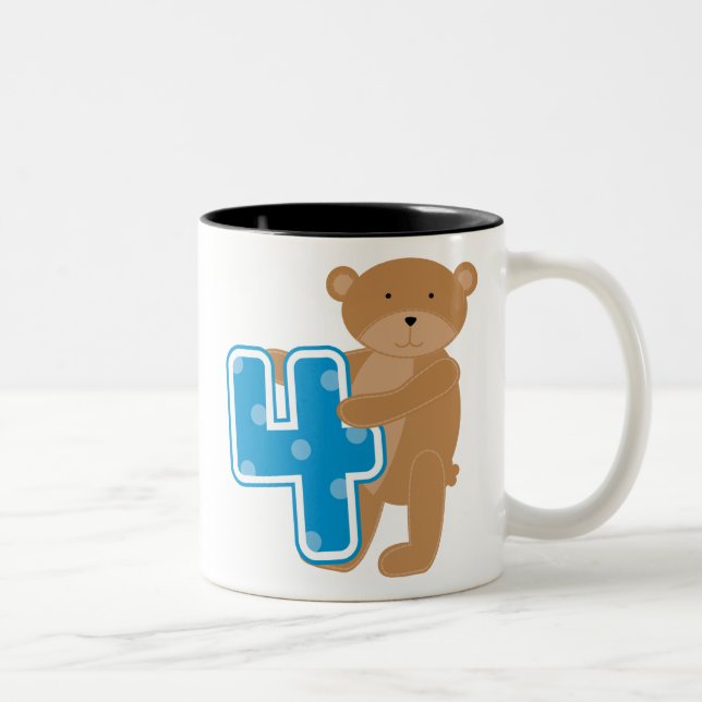 Taza Bicolor Camisetas de cumpleaños y regalos (Derecha)