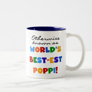 Taza Bicolor Camisetas si no sabidas y regalos del Mejor-est