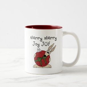 Taza Bicolor Camisetas y regalos de Alegría de Feliz Feliz