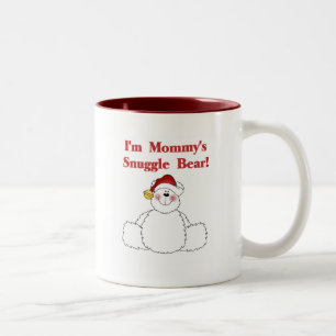 Taza Bicolor Camisetas y regalos de la acurrucada de mamá