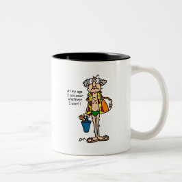Taza Bicolor Camisetas y regalos de la cosa de la Gus-Edad