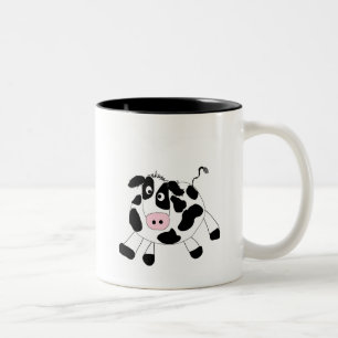 Taza Bicolor Camisetas y regalos de la vaca de la granja
