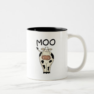 Taza Bicolor Camisetas y regalos de la vaca del MOO