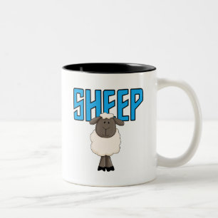 Taza Bicolor Camisetas y regalos de las ovejas