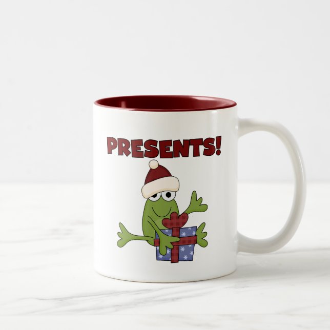 Taza Bicolor Camisetas y regalos de Santa Frog (Derecha)