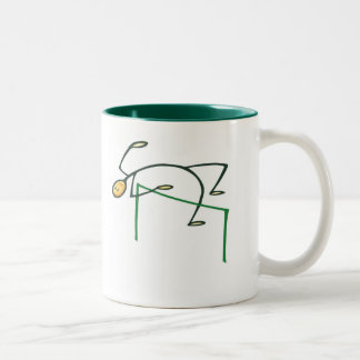 Taza Bicolor Camisetas y regalos del salto de altura