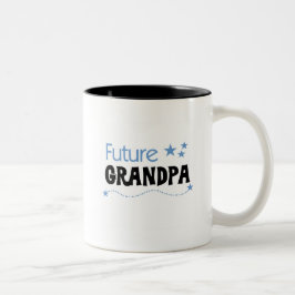 Taza Bicolor Camisetas y regalos futuros del abuelo