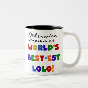 Taza Bicolor Camisetas y regalos más conocidos de Lolo