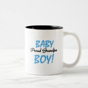 Taza Bicolor Camisetas y regalos orgullosos del bebé del abuelo