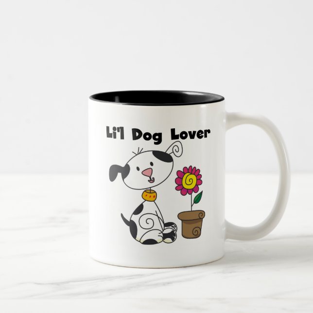 Taza Bicolor Camisetas y regalos para perros adornos (Derecha)