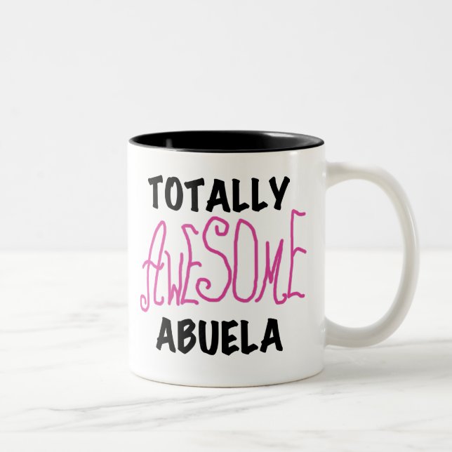 Taza Bicolor Camisetas y regalos rosados totalmente (Derecha)