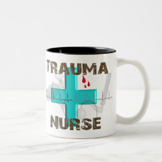 Taza Bicolor Camisetas y regalos únicos de la enfermera del