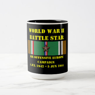 Taza Bicolor Campaña contra la ofensiva aérea en Europa