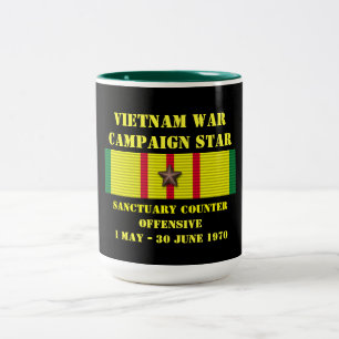 Taza Bicolor Campaña contra la ofensiva del refugio