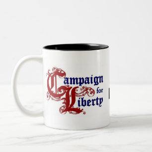 Taza Bicolor Campaña de Ron Paul para la libertad