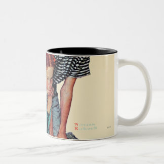 Taza Bicolor Campeón de mármol