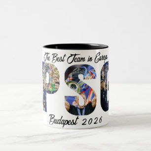 Taza Bicolor Campeones Consecutivos Personalizados París PSG