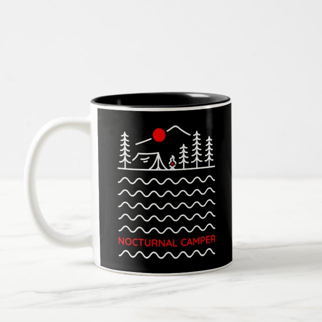 Taza Bicolor Camper Nocturna 2 (Izquierda)