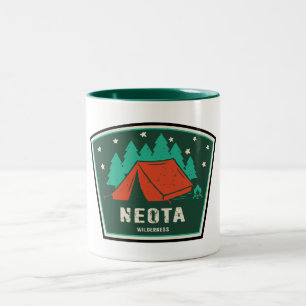 Taza Bicolor Camping de Neota Wilderness Colorado