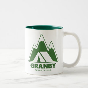 Taza Bicolor Camping en las montañas del Parque Provincial Gran