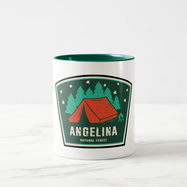Taza Bicolor Camping forestal nacional de Angelina (Centro)