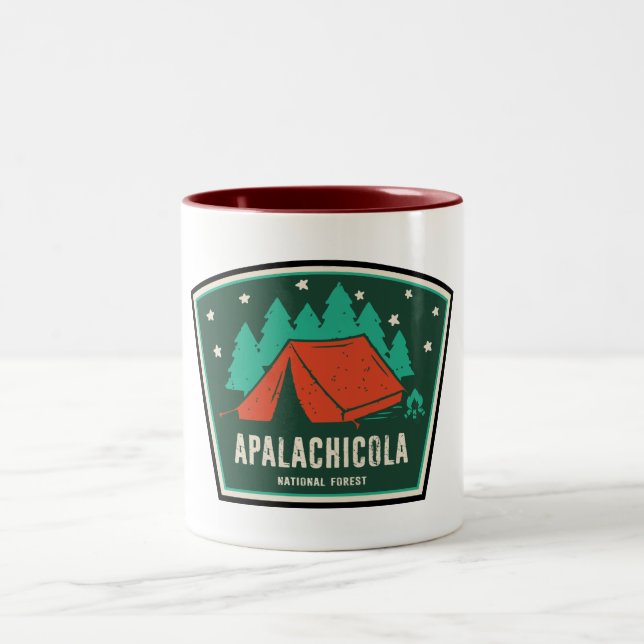Taza Bicolor Camping Forestal Nacional de Apalachicola (Centro)