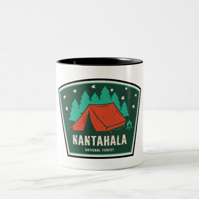 Taza Bicolor Camping Forestal Nacional de Nantahala (Centro)