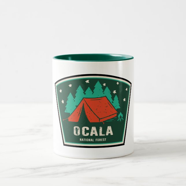 Taza Bicolor Camping forestal nacional de Ocala (Centro)