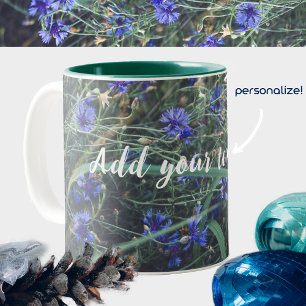 Taza Bicolor Campo de flores de maíz