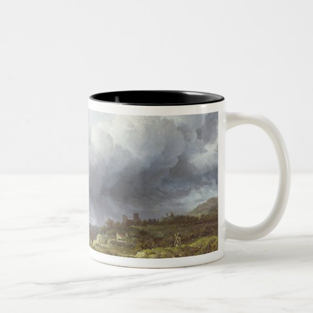 Taza Bicolor Campo debajo de un cielo tempestuoso (Derecha)