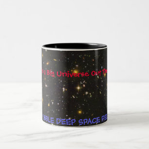 TAZA BICOLOR CAMPO DEL ESPACIO PROFUNDO DE HUBBLE