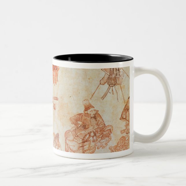 Taza Bicolor Campo nómada mongol, siglo XV (Derecha)