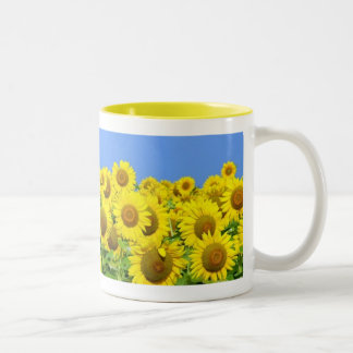 Taza Bicolor Campos del girasol
