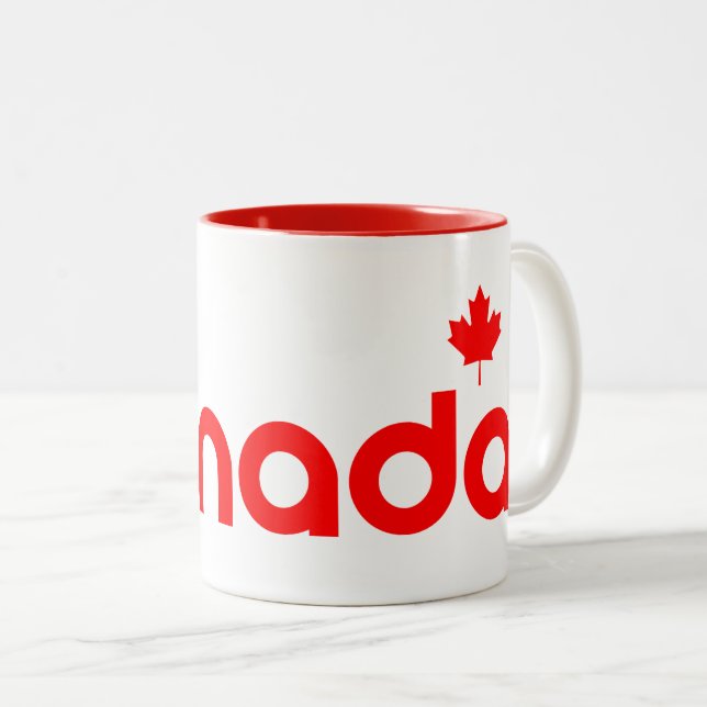 Taza Bicolor Canadá (Anverso derecho)
