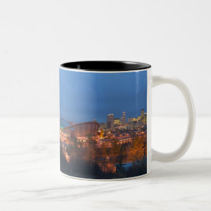 Taza Bicolor Canadá, Alberta, Calgary: Línea aérea de la ciu