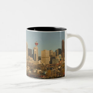 Taza Bicolor Canadá, Alberta, Calgary: Línea aérea de la ciu