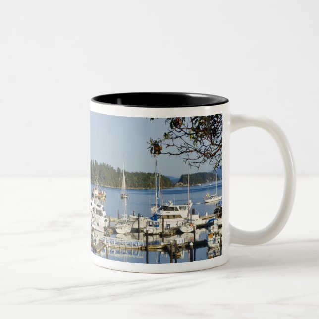 Taza Bicolor Canadá, BC, Islas del Golfo, Isla Salt Spring, (Derecha)