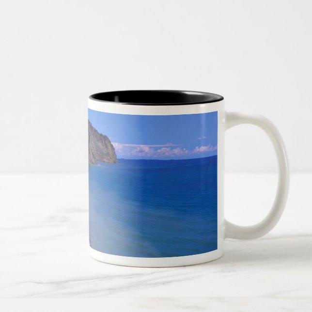 Taza Bicolor Canadá, Quebec, Islas Magdalen, Cap Alright 2 (Derecha)