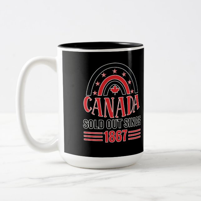 Taza Bicolor Canadá vendido desde 1867 (Izquierda)